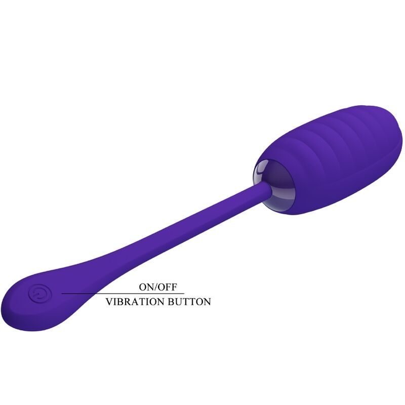 PRETTY LOVE - KIRK HUEVO VIBRADOR RECARGABLE LILA - Imagen 4