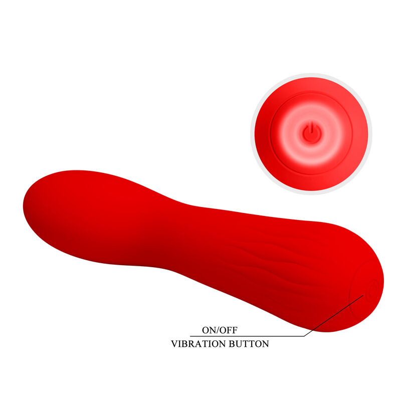 PRETTY LOVE - FAUN VIBRADOR RECARGABLE ROJO - Imagen 7