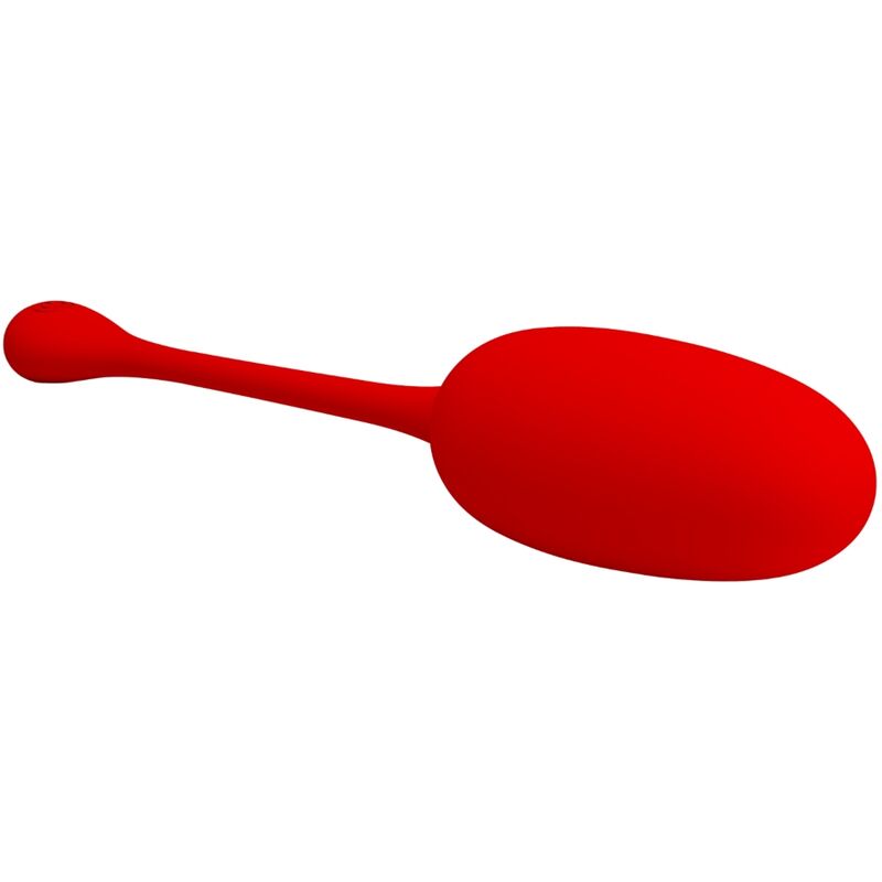PRETTY LOVE - KNUCKER HUEVO VIBRADOR RECARGABLE ROJO - Imagen 4