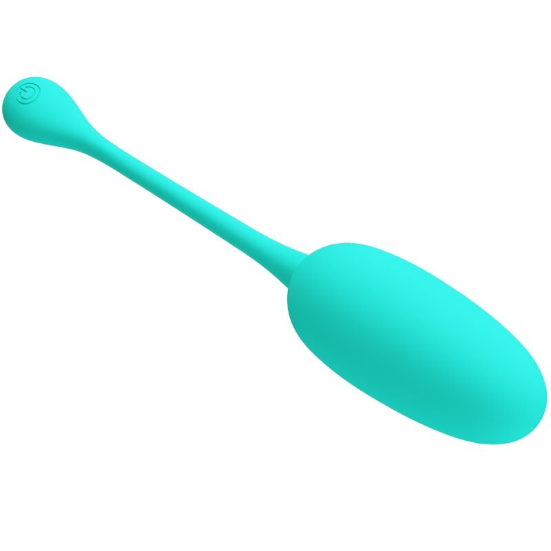 PRETTY LOVE - KNUCKER HUEVO VIBRADOR RECARGABLE VERDE AGUA - Imagen 9