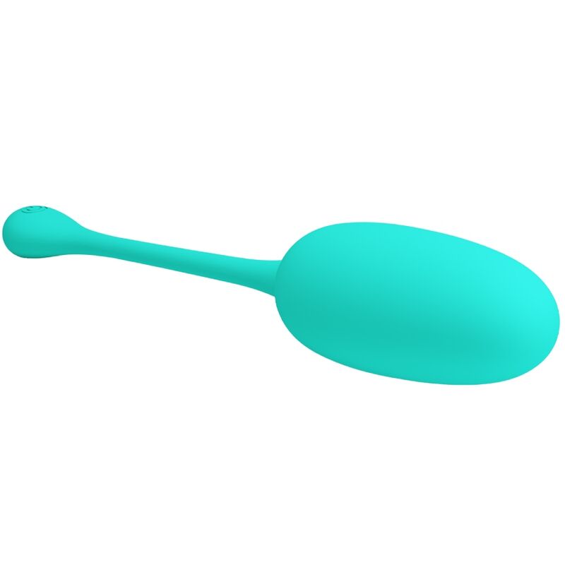 PRETTY LOVE - KNUCKER HUEVO VIBRADOR RECARGABLE VERDE AGUA - Imagen 4