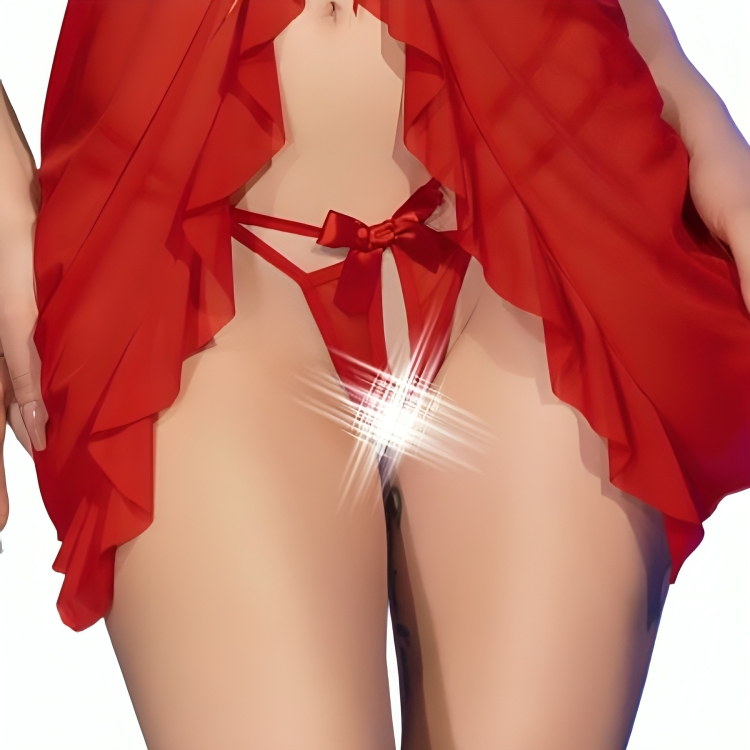 CHILIROSE - CR 4696 BABYDOLL ROJO S/M - Imagen 4