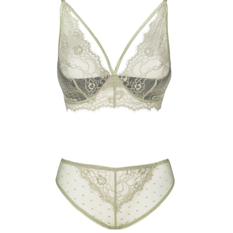 LIVCO CORSETTI FASHION - PINE LC 90667 SUJETADOR + PANTY KHAKI - Imagen 5