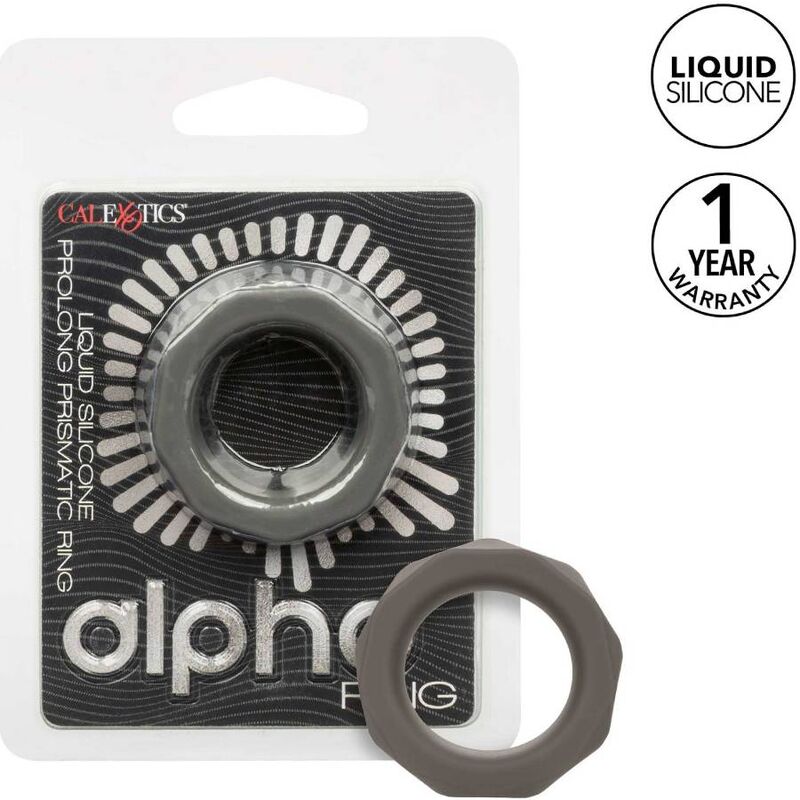 CALEXOTICS - ALPHA ANILLO PROLONG PRISMTICO GRIS - Imagen 8