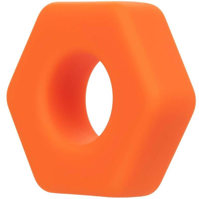 CALEXOTICS - ALPHA ANILLO PROLONG SEXGONO NARANJA - Imagen 3