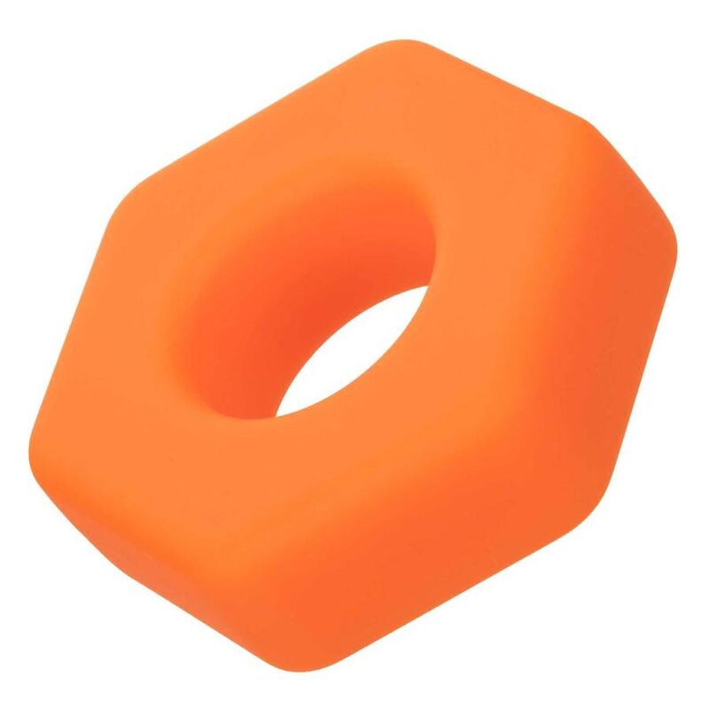 CALEXOTICS - ALPHA ANILLO PROLONG SEXGONO NARANJA - Imagen 2