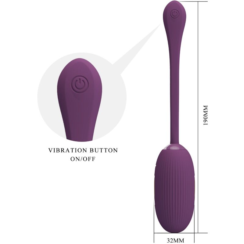 PRETTY LOVE - DOREEN HUEVO VIBRADOR RECARGABLE LILA - Imagen 5