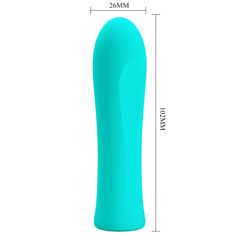 PRETTY LOVE - ALFREDA VIBRADOR SUPER POWER VERDE AGUA - Imagen 8