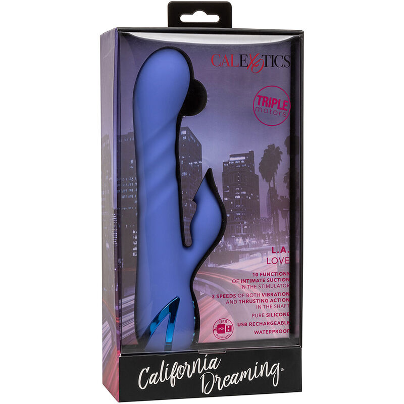 CALEXOTICS - L.A LOVE VIBRADOR & SUCCIONADOR AZUL BY CALIFORNIA DREAMING - Imagen 6