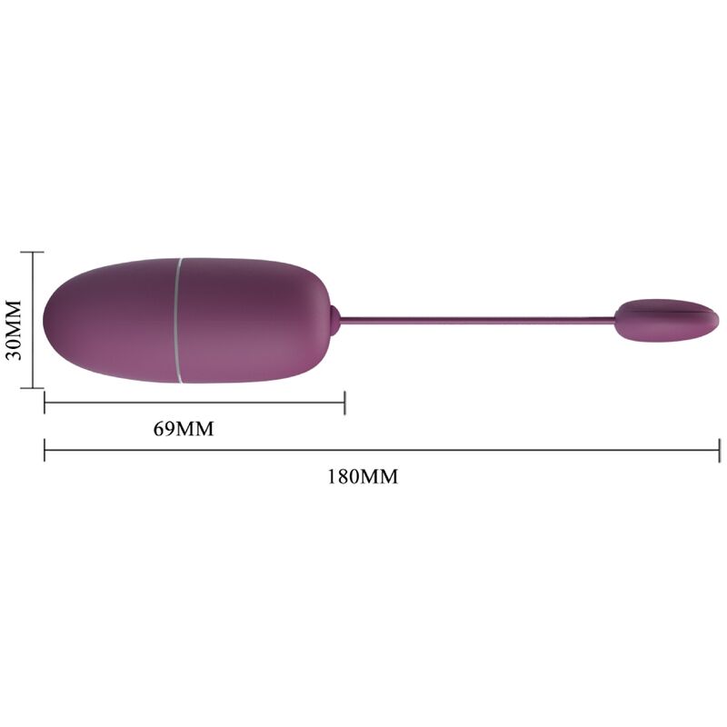 PRETTY LOVE - NYMPH HUEVO VIBRADOR CONTROLADO POR APP LILA - Imagen 12