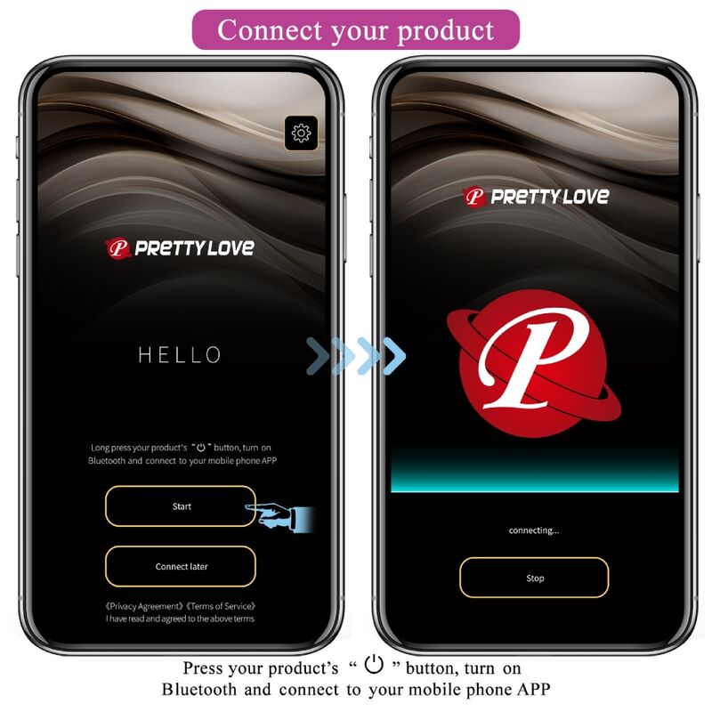 PRETTY LOVE - NYMPH HUEVO VIBRADOR CONTROLADO POR APP LILA - Imagen 11