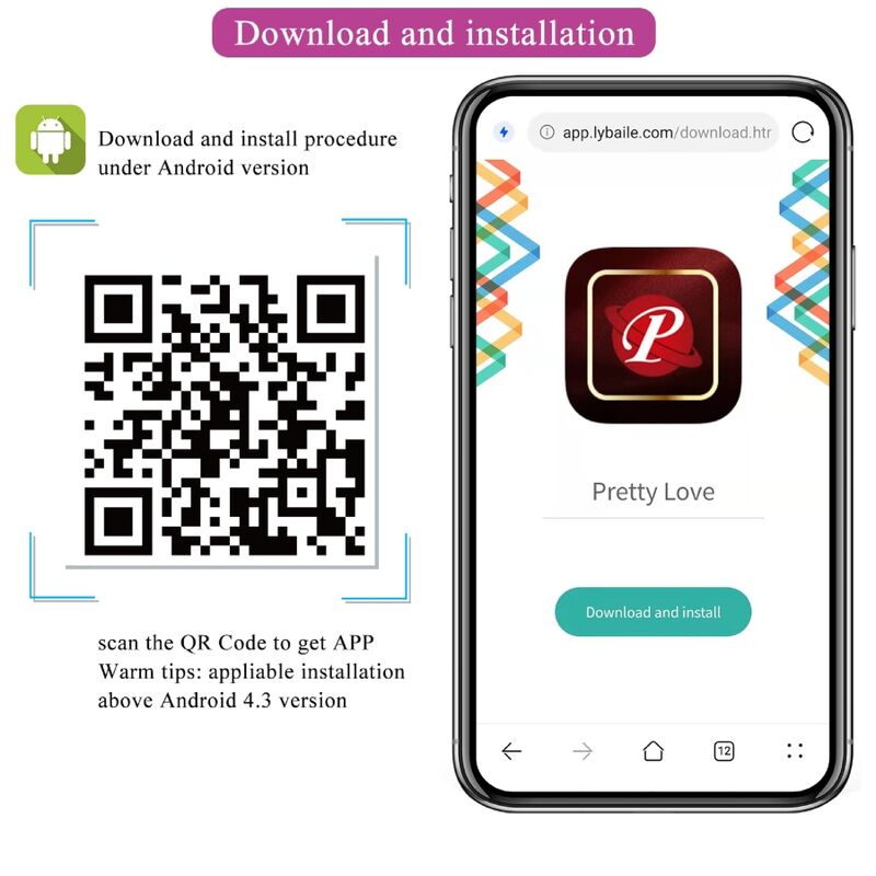 PRETTY LOVE - BAIRD G-SPOT 12 VIBRACIONES RECARGABLE LILA APP - Imagen 2