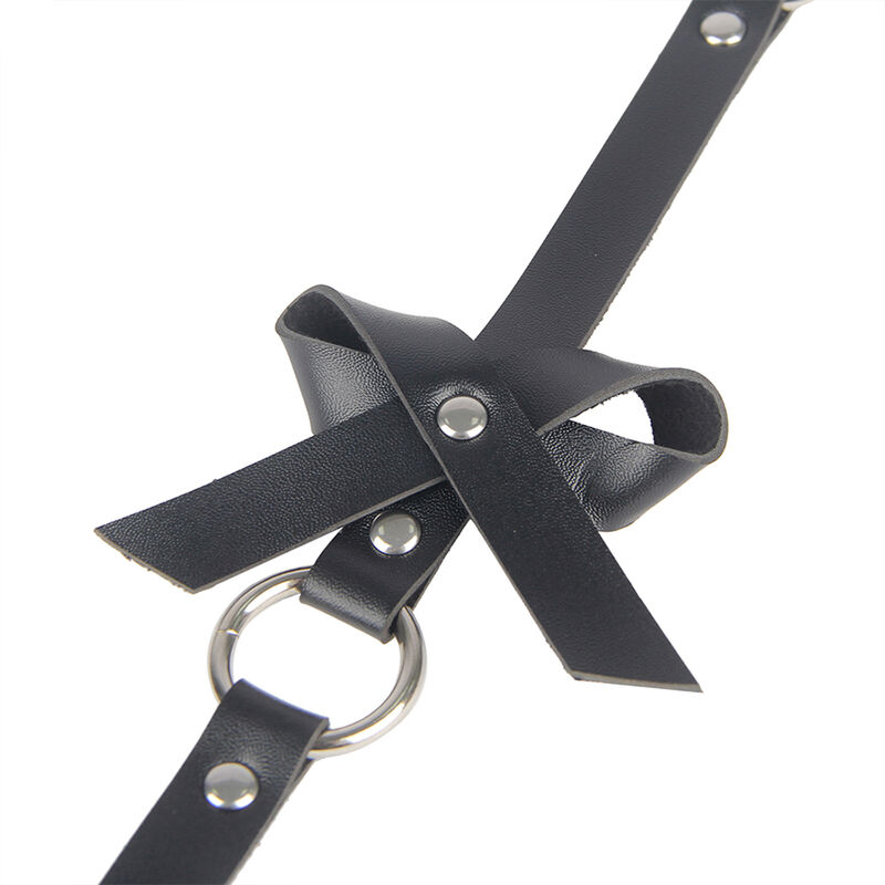 SUBBLIME - ARNÉS DE PIERNA CADENA CUERO NEGRO TALLA ÚNICA - Imagen 11