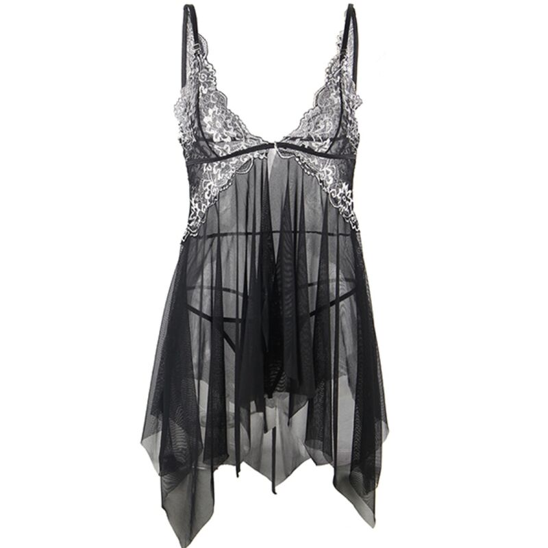 SUBBLIME - BABYDOLL TELA TUL PECHO ENCAJE S/M - Imagen 12