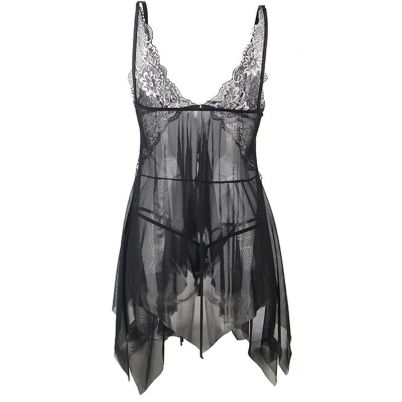 SUBBLIME - BABYDOLL TELA TUL PECHO ENCAJE S/M - Imagen 11