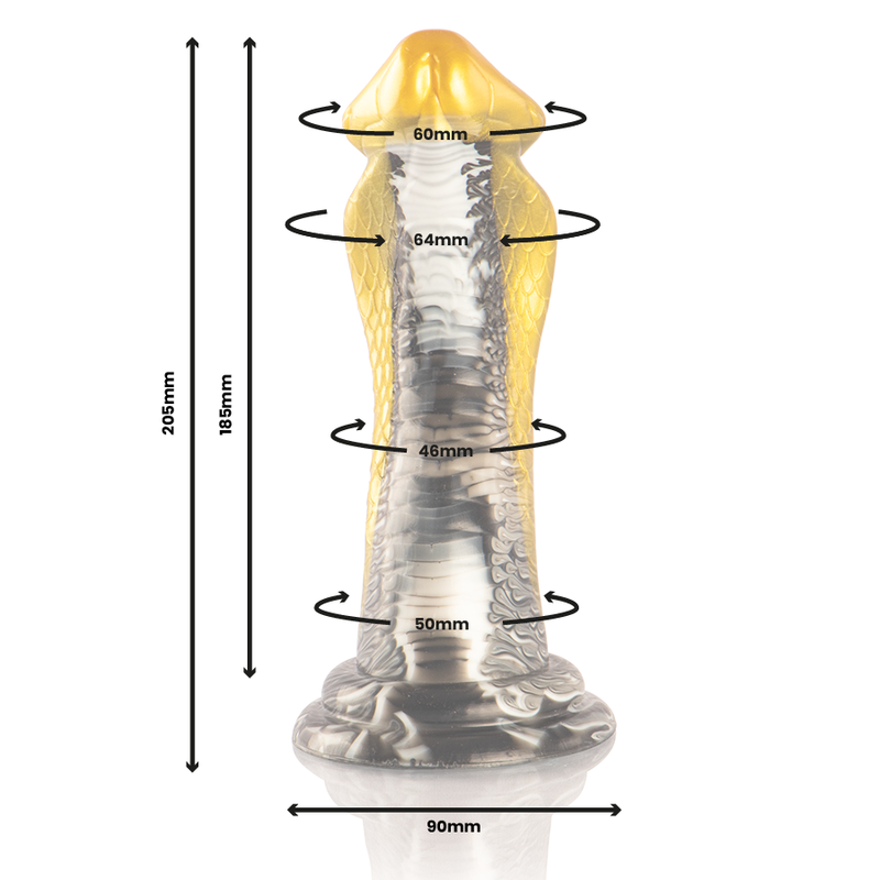 EPIC - DRAKON DILDO COBRA AMARILLA - Imagen 2