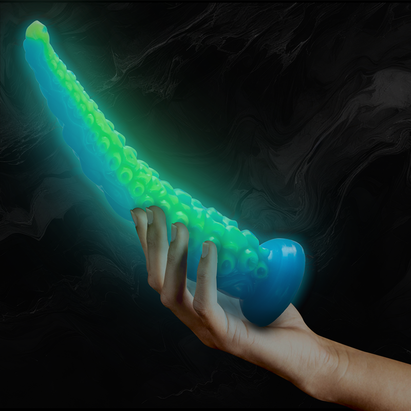 EPIC - SCYLLA DILDO TENTÁCULO FINO FLUORESCENTE TAMAÑO GRANDE - Imagen 9
