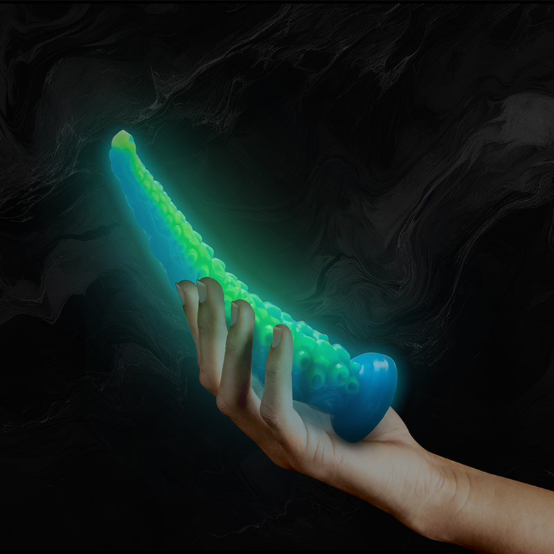EPIC - SCYLLA DILDO TENTÁCULO FINO FLUORESCENTE TAMAÑO PEQUEÑO - Imagen 2