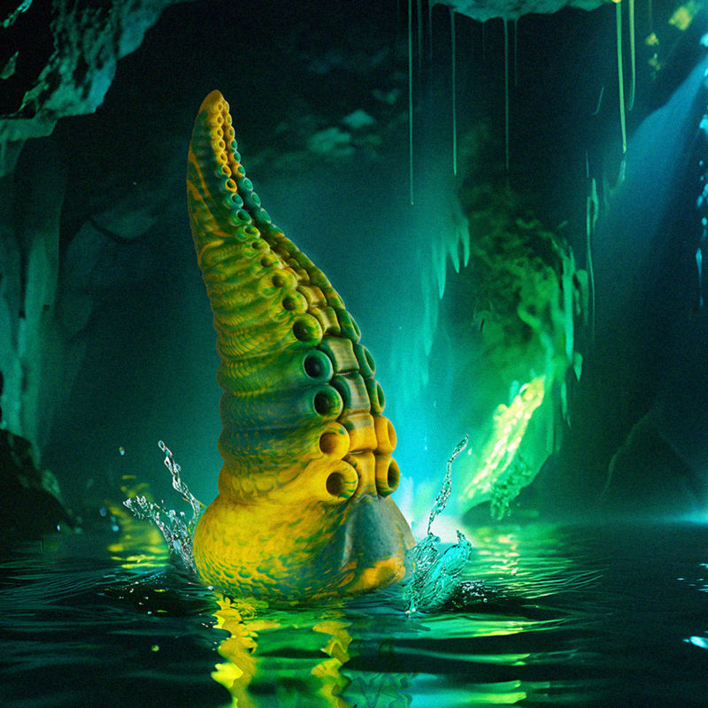 EPIC - CETUS DILDO TENTÁCULO VERDE TAMAÑO GRANDE - Imagen 2