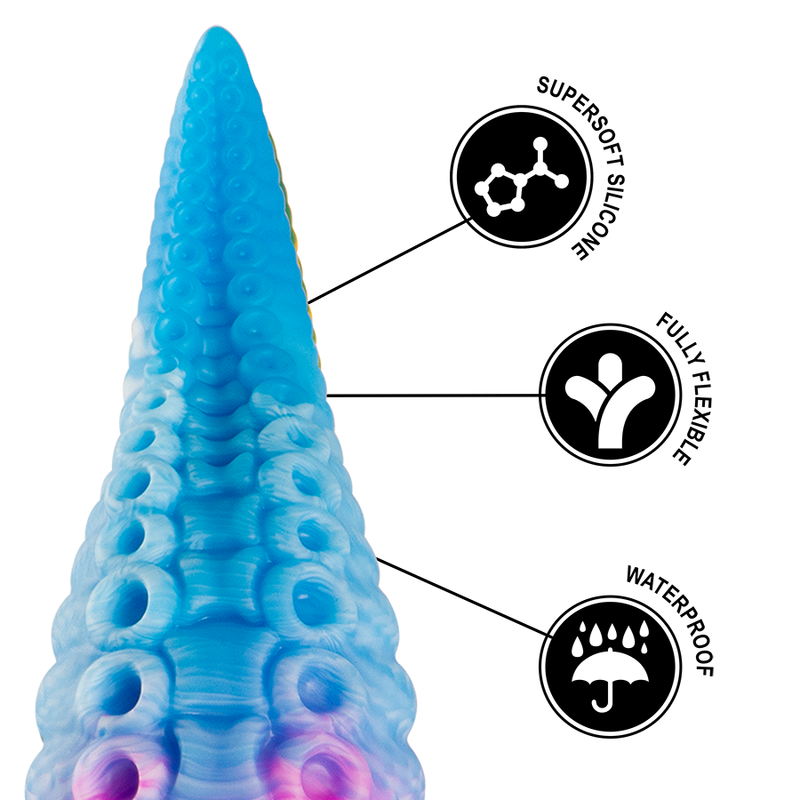 EPIC - PHORCYS DILDO TENTÁCULO AZUL TAMAÑO GRANDE - Imagen 7