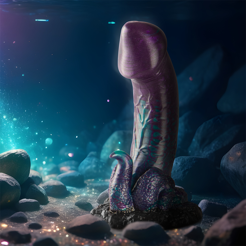 EPIC - BASILISK DILDO DOBLE PLACER ESCAMOSO TAMAÑO PEQUEÑO - Imagen 2