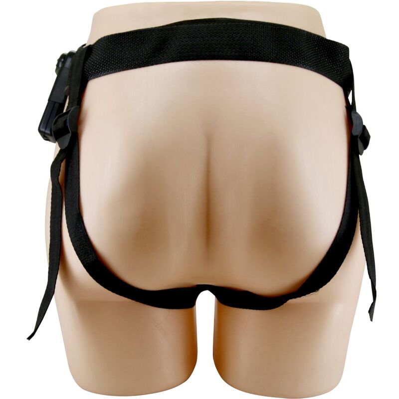 PRETTY LOVE - MARION HARNESS BRIEFS UNIVERSAL CON DILDO VIBRACIÓN 19 CM MULATO - Imagen 4
