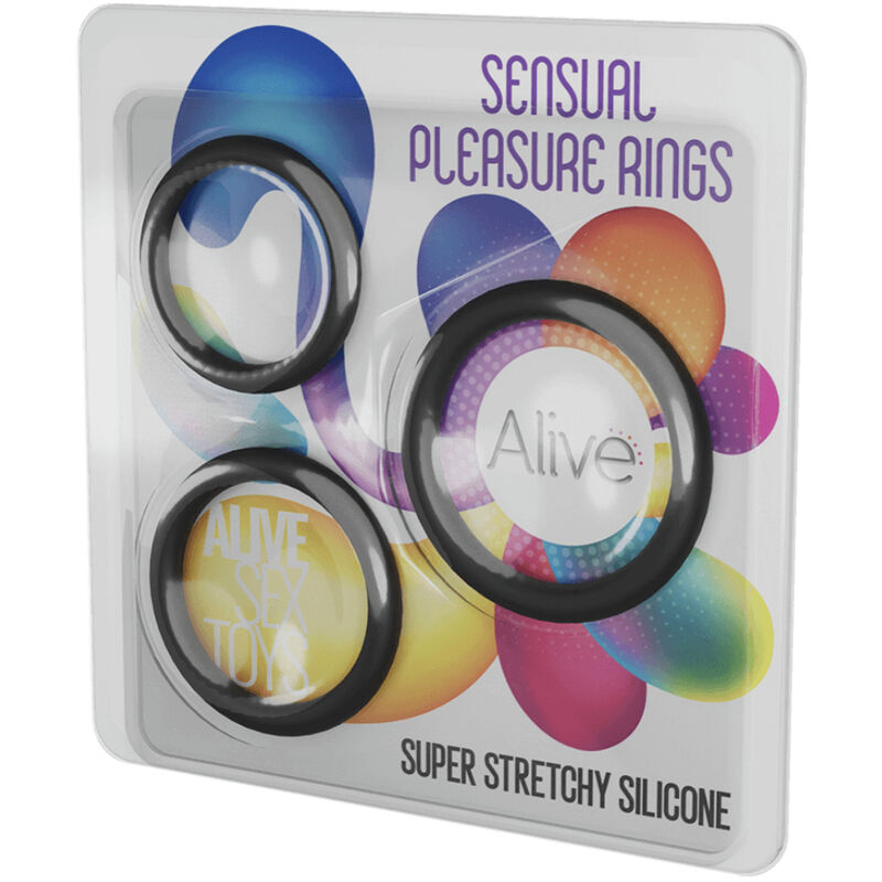 ALIVE - KIT TRES SENSUAL PLEASURE RINGS - Imagen 2