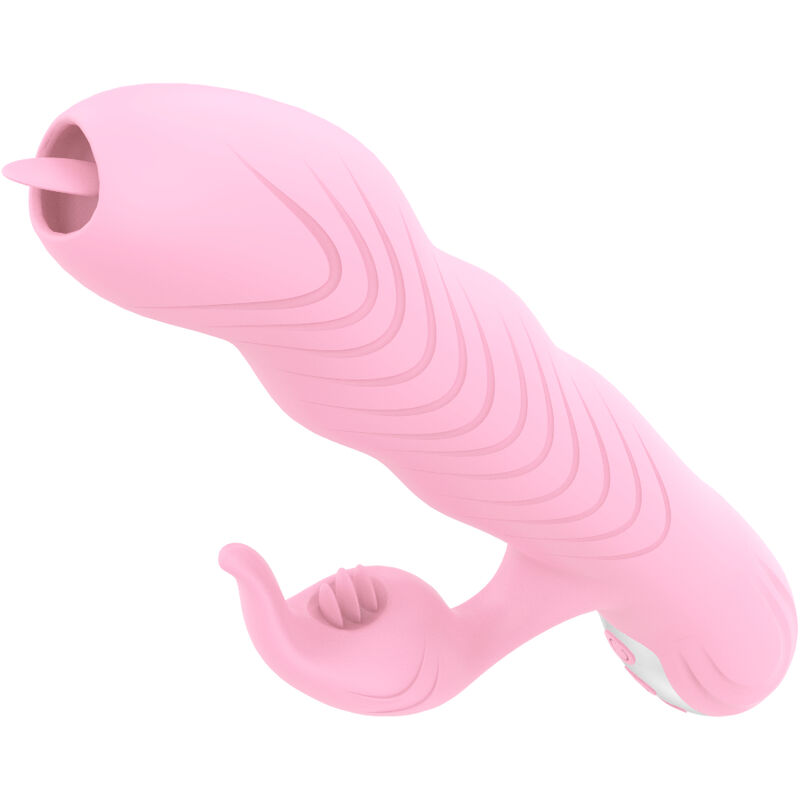 ARMONY - MARCIA VIBRADOR & THRUSTING DOBLE LENGUA EFECTO CALOR ROSA - Imagen 3