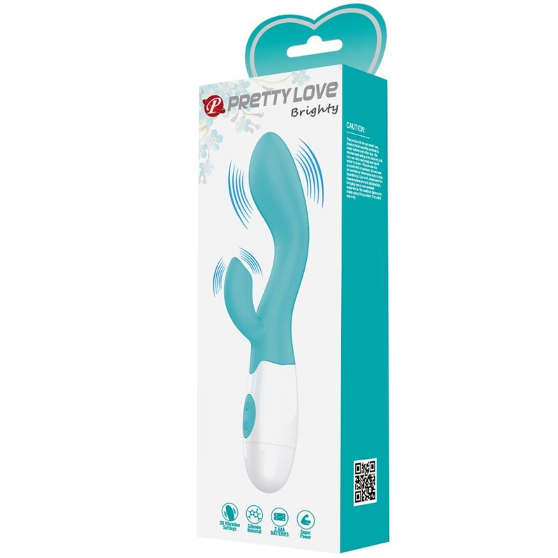 PRETTY LOVE - BRIGHTY VIBRADOR PUNTO G VERDE AGUA - Imagen 6