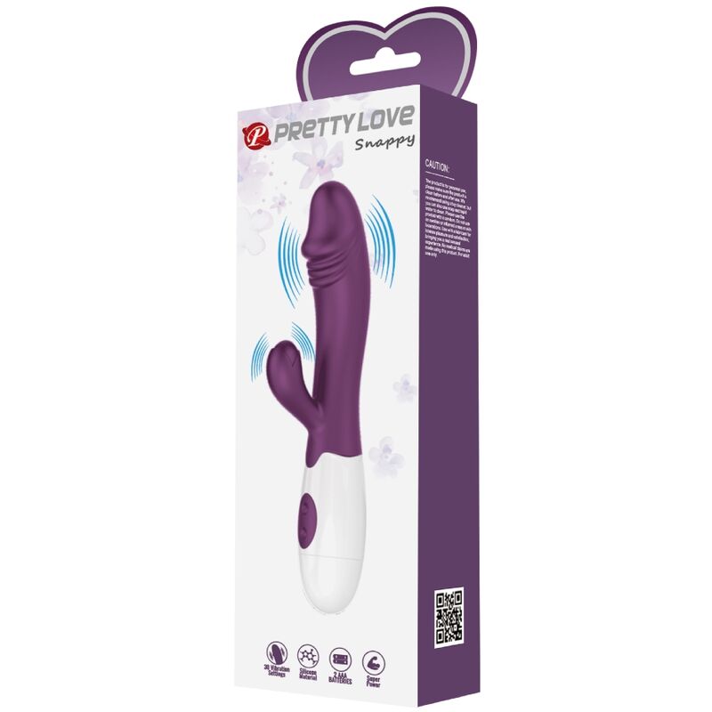 PRETTY LOVE - SNAPPY VIBRADOR PUNTO G MORADO - Imagen 3