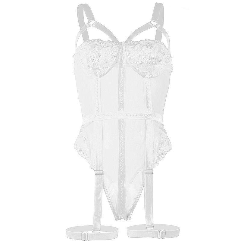 SUBBLIME - TEDDY CON LIGUERO DETALLE TIRAS PECHO BLANCO S/M - Imagen 8