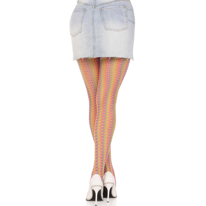LEG AVENUE - MEDIAS DE CROCHET MULTICOLOR - Imagen 4