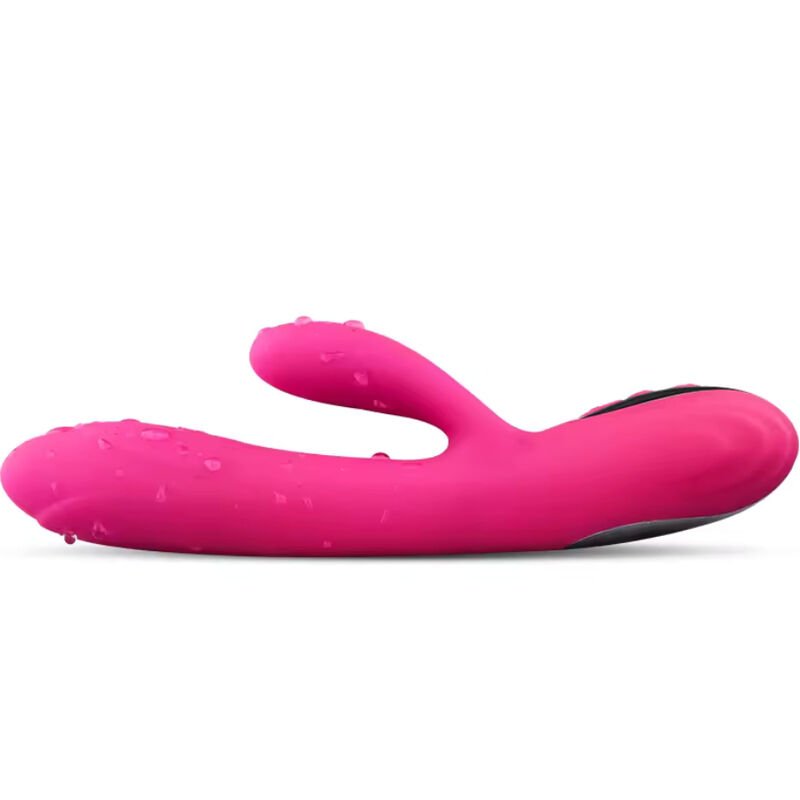ARMONY - VIBRADOR & ESTIMULADOR FLEXIBLE EFECTO CALOR FUCSIA - Imagen 6