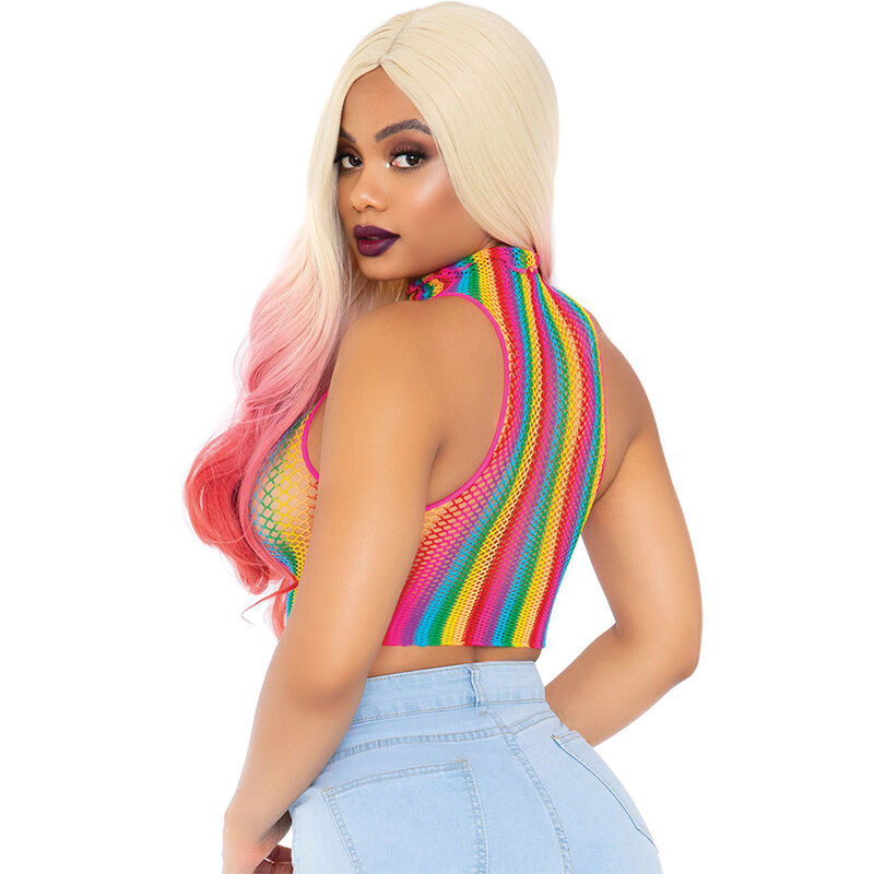 LEG AVENUE - TOP DE REJILLA MULTICOLOR - Imagen 3