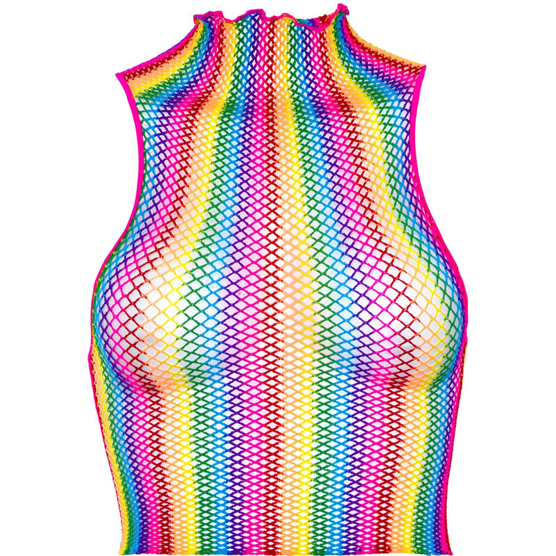 LEG AVENUE - TOP DE REJILLA MULTICOLOR - Imagen 2
