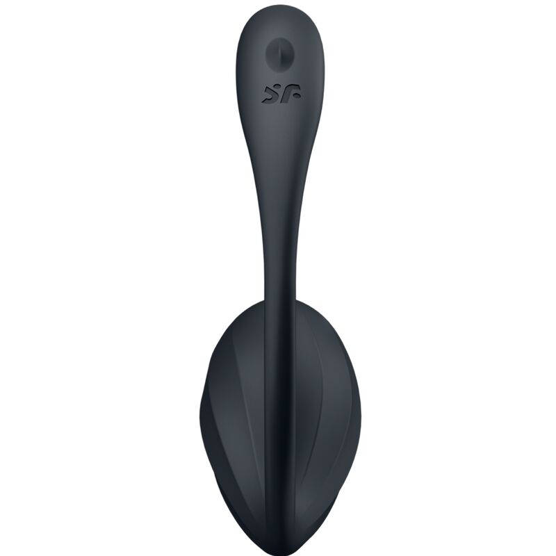 SATISFYER - RIBBED PETAL ESTIMULADOR PUNTO G CONTROL REMOTO NEGRO APP GRATUITA - Imagen 3
