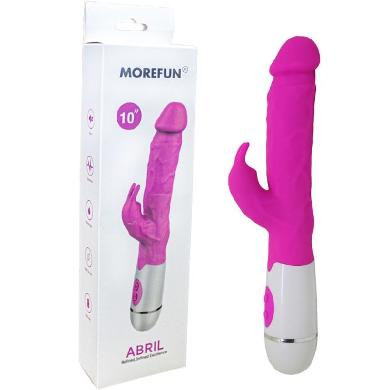 ARMONY - ABRIL VIBRADOR RABBIT 16 VELOCIDADES ROSA - Imagen 3