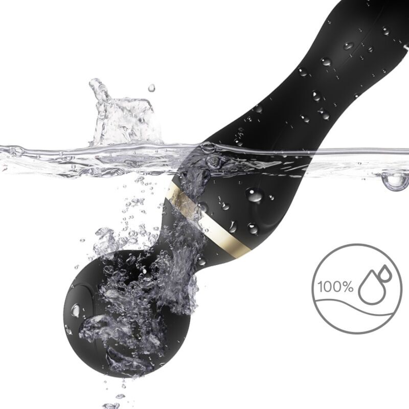 ARMONY - FREEZA MASAJEADOR & VIBRADOR CABEZA FLEXIBLE NEGRO - Imagen 3