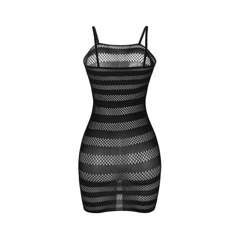 SUBBLIME - 951733 VESTIDO DE REJILLA CON FRANJAS NEGRO TALLA ÚNICA - Imagen 6