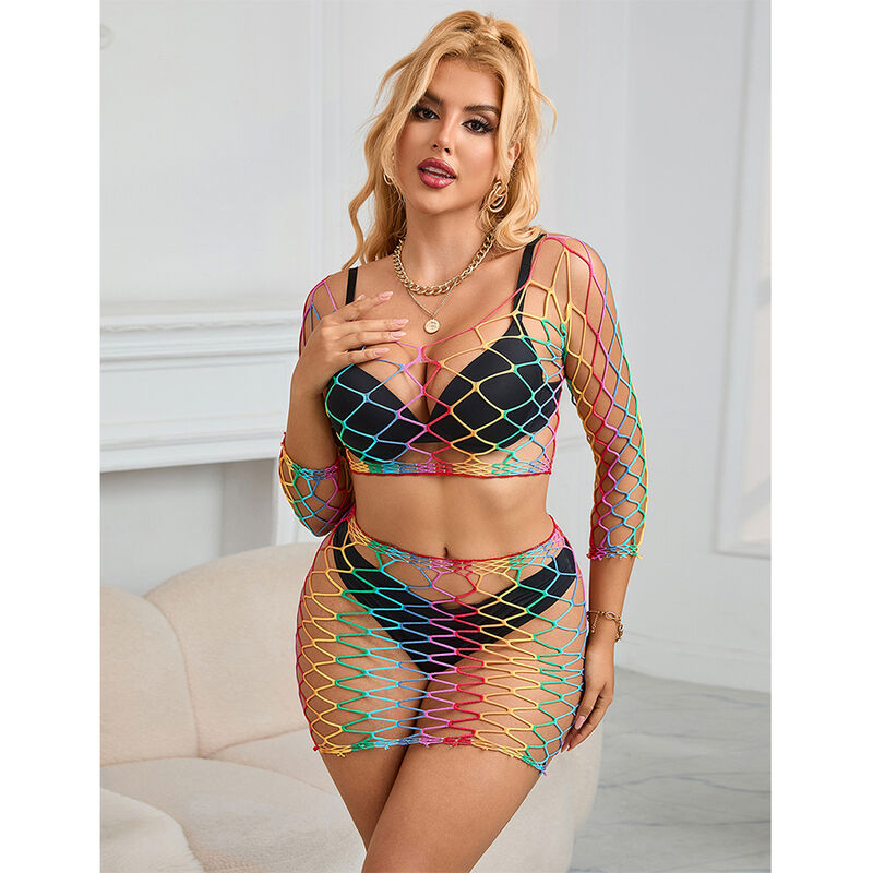 SUBBLIME - 952440 SET DE REJILLA 2 PIEZAS MANGA LARGA ARCOIRIS TALLA ÚNICA - Imagen 7
