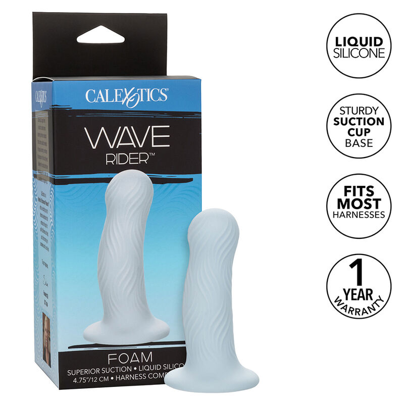 CALEXOTICS - WAVE RIDER PLUG ANAL ESPUMA AZUL - Imagen 9