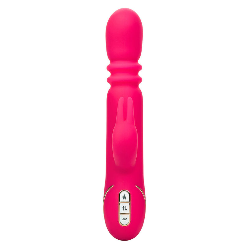 CALEXOTICS - JACK FANTASY TRIPLE VIBRADOR CALENTABLE RABBIT ROSA - Imagen 3