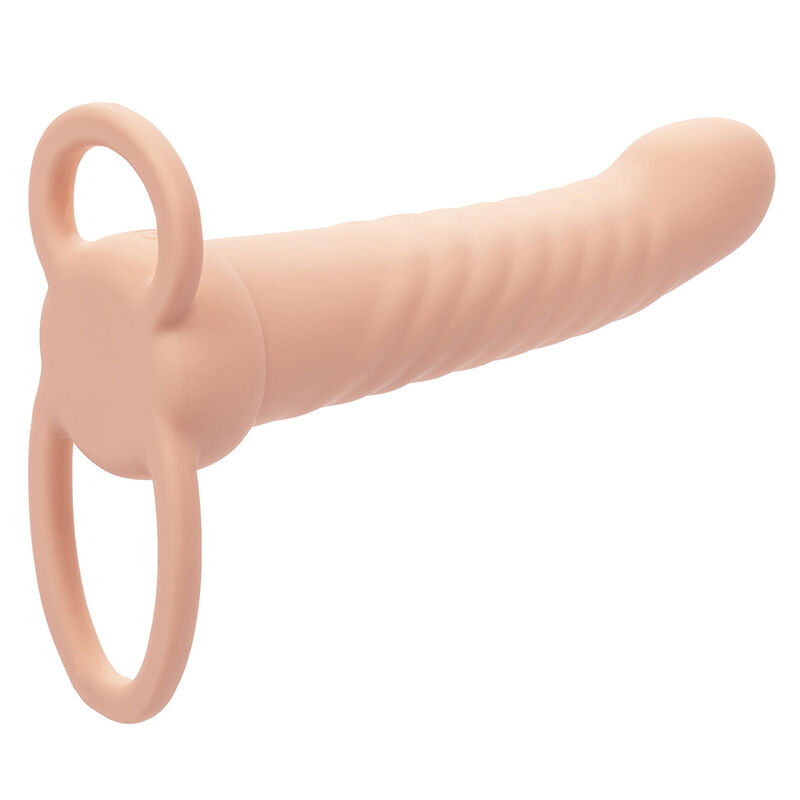 CALEXOTICS - MAXX DOBLE PENETRADOR ACANALADO 10 VIBRACIONES NATURAL - Imagen 9