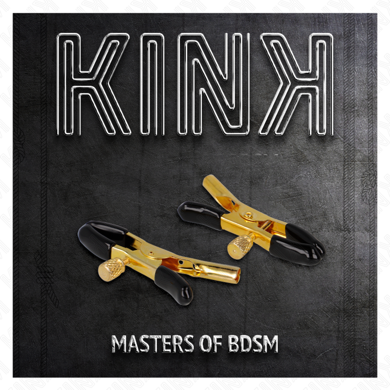 KINK - PINZAS PARA PEZONES DORADO 6 CM - Imagen 4