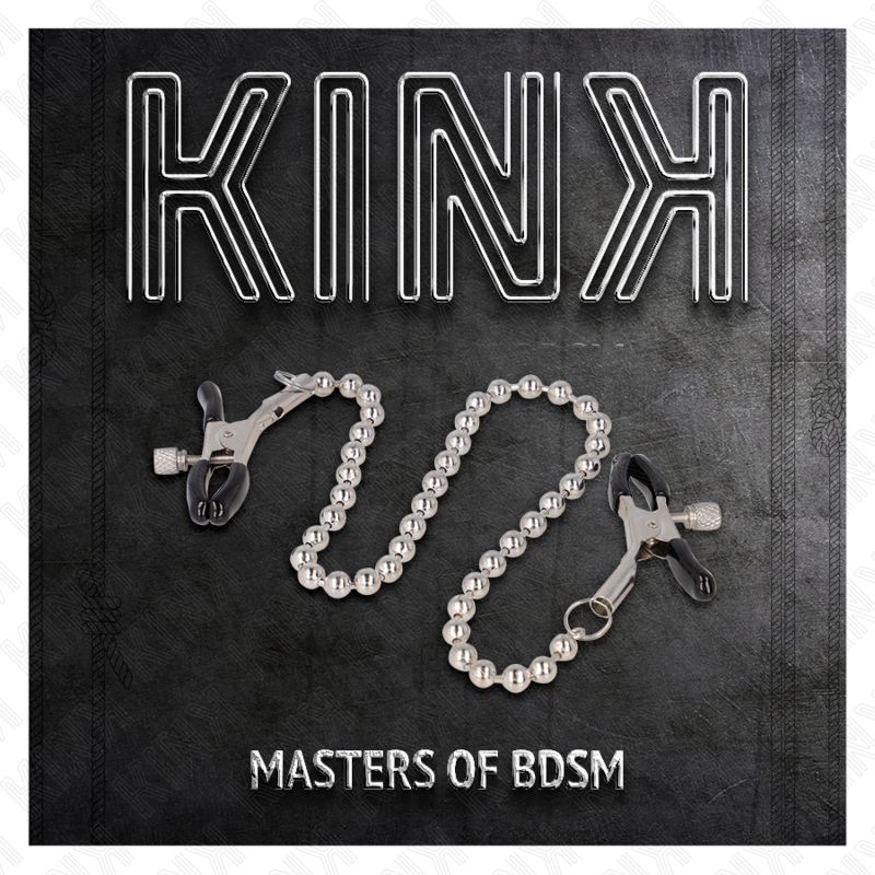 KINK - PINZAS PARA PEZONES CON CADENA DE BOLAS 30 CM - Imagen 2
