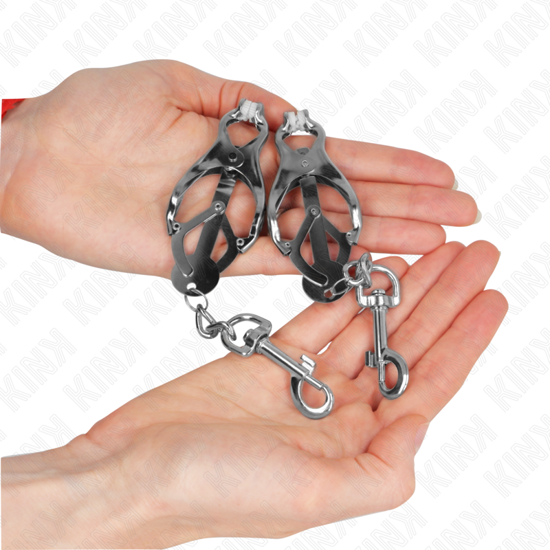 KINK - PINZAS PARA PEZONES ESTILO JAPONÉS CON GANCHOS - Imagen 4