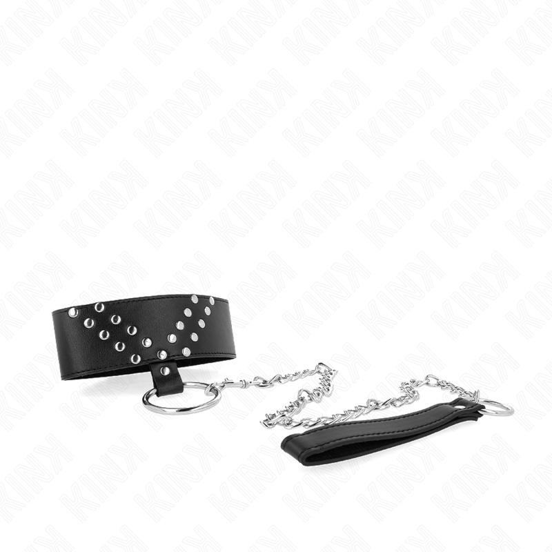 KINK - COLLAR CON CORREA 65 CM CON REMACHE EN V AJUSTABLE 36-43 CM X 5 CM - Imagen 2