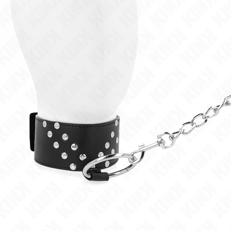 KINK - COLLAR CON CORREA 65 CM CON REMACHE EN V AJUSTABLE 36-43 CM X 5 CM - Imagen 3