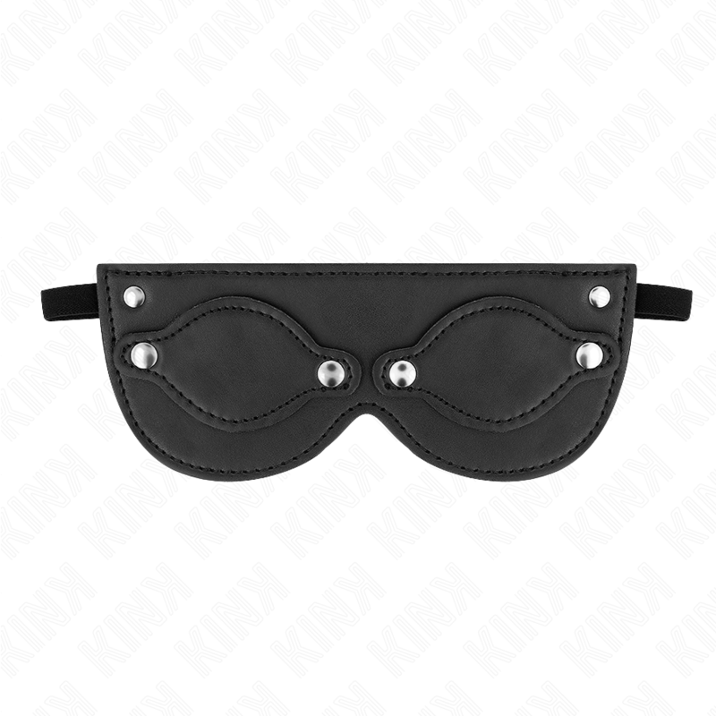 KINK - MÁSCARA DE POLIPIEL CON CUBIERTAS PARA OJOS DESMONTABLES 22 x 9 CM - Imagen 2