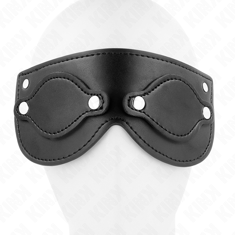 KINK - MÁSCARA DE POLIPIEL CON CUBIERTAS PARA OJOS DESMONTABLES 22 x 9 CM - Imagen 4